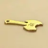 Llavero con colgante color dorado, colgante vintage anti-deslustre, hacha de la fortuna, una bendición para ahuyentar cien desastres, decoración creativa y personalizada para coche