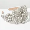 Diadema Estilo Barroco Vintage con Pedrería, Diadema Ancha Versátil con un Toque de Lujo para Fiestas de Baile y Banquetes