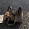 2026 Bolso Tote Nuevo de Estilo Universitario de Moda Bolso Cruzado Casual Grande de Primavera Bolso Retro Maillard para Mujer