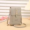 Bolso Pequeño Cuadrado para Mujer Urbano Simple con Pantalla Táctil para Teléfono Móvil, Portatarjetas Multifuncional, Billetera para Monedas, Bolso Cruzado de Hombro Único, Moderno