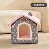 Casa para Perro para Calidez Invernal, Cerrada y Segura, Adecuada para Perros Pequeños, Cama para Mascotas para Dormir en Invierno, Cama para Gatos