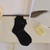 Estilo Japonés Lindo JK Calcetines de Encaje Blanco Encaje Negro Lolita Princesa Calcetines Niños Calcetines Medianos Calcetines Dulces Apilados
