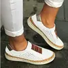 2020 Nuevo Estilo Verano Aliexpress Amazon Ebay Transfronterizo Talla Grande Zapatillas Deportivas Casuales de Cuero para Mujer