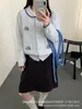 Cardigã de malha com lapela estilo coreano para mulheres, nova coleção outono e inverno, bordado, modelagem solta, estiloso, versátil, suéter jaqueta macio e aconchegante
