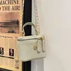 Bolsa de Mão com Corrente Transfronteiriça Bolsa Caixa para Mulheres 2026 Novo Estilo Inspirada na Chanel Tendência Versátil Ombro Transversal Pequena Quadrada
