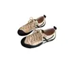 20266 Estilo Outono Tênis de Treino Alemão Feminino Sola Grossa Casual Bloco de Cores Cadarço Tênis Forrest Gump Tênis Esportivo Tênis de Treino Alemão Par Sapatos Respiráveis
