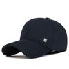 Chapéu de Inverno Masculino para Meia-Idade e Idosos com Forro de Fleece Protetores de Orelha Espessos Touca Quente para Exterior à Prova de Frio Boné de Baseball Ajustável