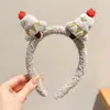 Accesorios para el Cabello de Navidad Europeos y Americanos Estilo Mori Clip para el Pelo de Reno Orejas de Reno Lindas para Niños Diadema Clips Pequeños