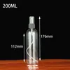 Spot 50 100ml Botella de Plástico PET Transparente Botella con Atomizador Doméstica Portátil Pequeña Botella con Atomizador Botella para Alcohol Loción