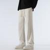 Pantalones deportivos holgados, sencillos y rectos de marca de moda para primavera y otoño para hombre, pantalones casuales que combinan con todo para niños.