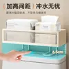 Estante para inodoro, estante para baño sin taladro, organizador de almacenamiento de gel de ducha montado en la pared
