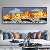 Sofá de Sala de Estar de Luxo Leve Fundo Pintura Decorativa Suporte Lu Lu Shenghui Horizontal Moderno Simples Escritório Diamante