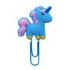 Clip de Papel de PVC de Pony Lindo Transfronterizo con Forma de Dibujo Animado Clip de Papel de Goma Suave Papelería para Estudiantes Marcapáginas Planificador
