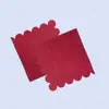 Fabricante: Servilletas de Color Sólido Teñidas con Encaje y Bordes Ondulados de Colores para Fiestas de Cóctel, Amazon Transfronterizo