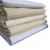 Tela de algodón puro Tela de algodón puro blanco y gris Lona de algodón puro Grafiti Tela blanca Tela Embrión Diseño de ropa Tela de corte vertical Algodón teñido anudado