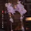 Tocados para el Día del Niño Li Yitong Ciervo Blanco Mismo Pasador Borla de Perla Aire de Hada Pasador Alas de Mariposa Tocados de Elfo