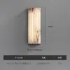 Luminária de parede de fundo para sala de estar em mármore natural e cobre total, designer de arte, luz francesa de luxo, luminária de cabeceira italiana para quarto