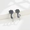 Hebilla colgante de plata esterlina S925 hebilla de plata hebilla de clip para anillo de cristal de jade hebilla de seguridad clip de plata hebilla de clip hebilla de seguridad