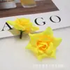Flor de Rosa Rizada Simulada para Hacer Broches para el Cabello, Guirnaldas, Decoración del Hogar, Bodas, Caja de Regalo con Flores