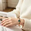 Nuevo Reloj Verde Esmeralda para Mujer, Reloj de Pulsera de Lujo Ligero de Nicho de Moda para Dama, Regalo para Estudiantes, Alto Valor Estético, Reloj Impermeable