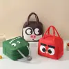 Bolsa Térmica de Tela Oxford, Hielo Espeso, Bolsa Portátil de Lonchera de Dibujos Animados, Bolsa de Almuerzo para Estudiantes y Trabajo, Bolsa de Picnic de Oxford para Mantener Fresco