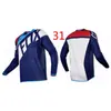 Traje de Carrera de Manga Larga Bicicleta de Montaña Campo Traviesa Secado Rápido Camisa Cultural Tld Traje de Descenso Fox Traje de Ciclismo Superior