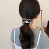 Goma para el pelo de lunares florales de alta elasticidad, Elegante y a la moda, Cuerda para coleta de pelo duradera, Goma elástica