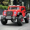 Novo carro elétrico infantil quatro rodas controle remoto absorção de choque veículo off-road brinquedo de bebê pode sentar bebê balanço carrinho de bebê