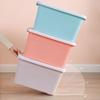 Caja de Almacenamiento Engrosada Caja de Plástico para Guardar Juguetes Libros Ropa de Niños Caja para Acomodar Caja de Almacenamiento para Dormitorio de Coche con Tapa