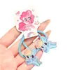 Anillo para el Cabello de Unicornio Lindo Transfronterizo Cuerda para el Cabello de Dibujos Animados Pony Polly para Niños Cuerda para el Cabello de Bebé de Guardería Accesorios para el Cabello Tendones de Goma