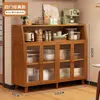 Aparador multifuncional de pared, gabinete de cocina, hogar, sala de estar, gabinete de té, gabinete de almacenamiento, gabinete de estantes
