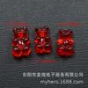 8621 oso transparente grande acrílico accesorios de joyería colgante diy pulsera de cuentas para niños collar pendientes