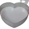 Herramienta para hornear anillo de mousse con forma de corazón acero inoxidable 304 material de engrosamiento molde de arroz para mousse de pastel molde para pastel frío