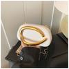 Comércio Exterior Estilo Europeu e Americano Caixa Clutch Banho de Ouro Zircônio Bolsa de Festa Mini Vintage Alça de Metal Corrente de Ombro Transversal