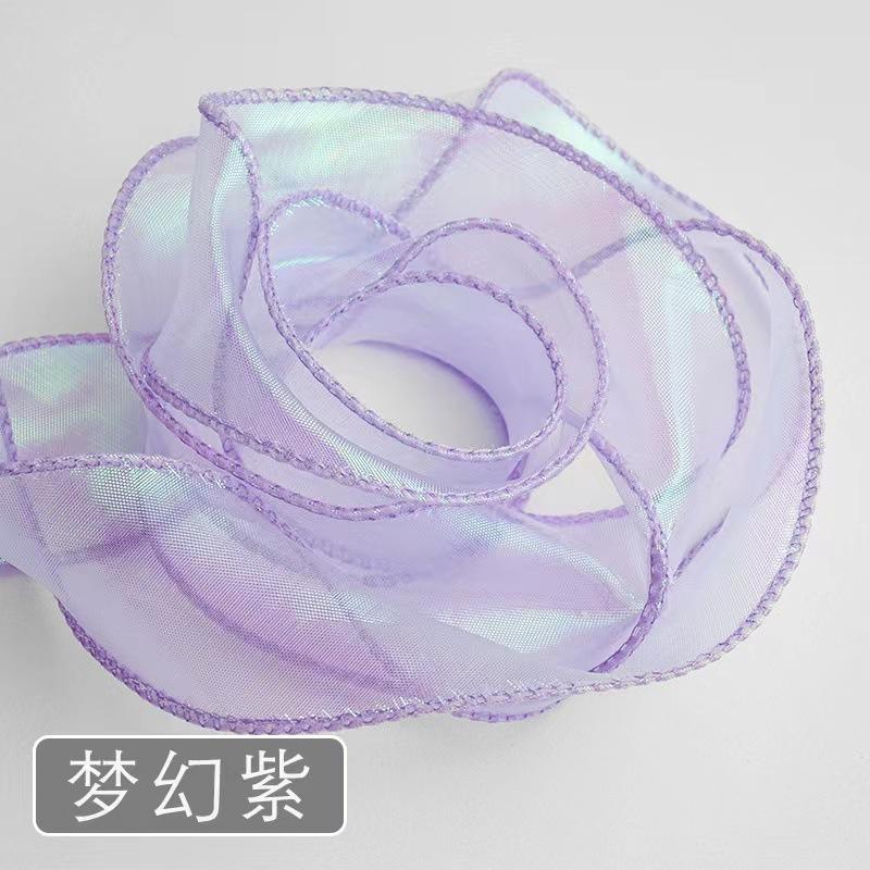 幻彩鱼尾纱主图梦幻紫