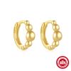 Europeu e Americano novo simples all-match s925 prata esterlina de lados largos multi-lados irregulares pendurados ornamentos em forma de gota brinco brincos