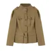 Venta al por mayor de ropa para mujer de estilo europeo y americano transfronteriza: chaqueta nueva ajustada con bolsillos y shorts 4341828 4391521