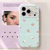 Adecuado para funda de iPhone 17 Pro Max, diseño nuevo y creativo, oso divertido de gorro de dormir verde menta