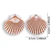25 Tipos de Colgantes Acrílicos de Conchas Marinas, Caracolas y Estrellas de Mar Pintados con Spray Accesorios DIY Colgantes de Venta Caliente Transfronteriza