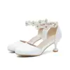 Zapatos Talla 28--43 Estilo Coreano Flor Hueca Tacones Altos Sandalias con Hebilla en la Punta Nuevos Zapatos de Mujer para Primavera y Verano