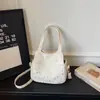 Bolso de hombro de lona con estampado de estrellas estilo coreano para mujer, nueva moda 2026, gran capacidad, bolso de axila, elegante y versátil para el trabajo