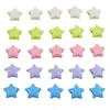 Contas Acrílicas Cor Sólida Estrela de Cinco Pontas Contas Espalhadas Feito à Mão DIY Joias Pulseira Colar de Contas Acessórios Material para Corrente de Celular