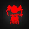 Decalque de Moto Caveira Adesivo Personalizado Tendência Diabo Marvel Punisher Tanque de Combustível Moto Adesivo Refletivo
