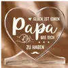 Enfeites de marca de acrílico transfronteiriços, artesanato personalizado, mesa para o dia das mães, dia dos pais, presentes de Natal, Halloween