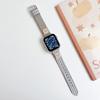 Funda de Cuero con Logo de Oso a Cuadros Fresca y Sencilla Adecuada para Apple Watch iWatch 12ª Generación 11/10 Ultrase