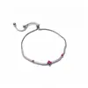 Pulsera Deslizante de Flor Incrustada con Circonitas Transfronteriza, Lujo Ligero, Gama Alta, Elegante Pulsera, Dulce, Moderna y Versátil Joyería de Mano para Mujeres