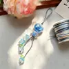 Modelo Nuevo Colgante de Corazón Campana de Flor Corazón Gordo de Colores UV Colgante para Llavero de Teléfono Decoración de Bolsa Colgante