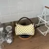 Bolsa de Mão com Bolinhas Estilo Coreano Ins, Bolsa de Ombro de Nicho de Luxo para o Dia a Dia, Bolsa Transversal, Bolsa de Ombro para o Dia a Dia Feminina