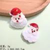 Joias de Resina Série Papai Noel Acessórios DIY Feito à Mão Capa de Celular Grampo de Cabelo Cordão para Cabelo Caixa de Armazenamento Pingente para Pendurar em Bolsa