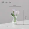 Zibo Vidro Artesanal Flor Pequena Flor Simulada Arranjo de Flores Flor Eterna de Vidro Presente Decoração Fresca para Mesa Ornamentos